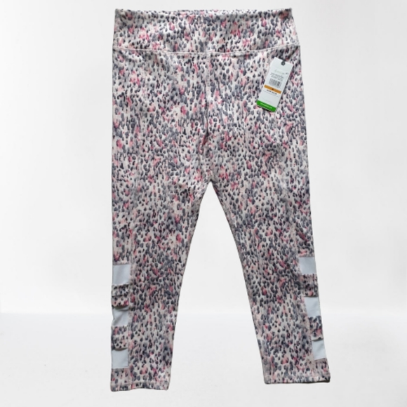 Gaiam Claire Print Matching Active Lana Bra Tank S & Whitney Capri Leggings MD - Picture 10 of 15